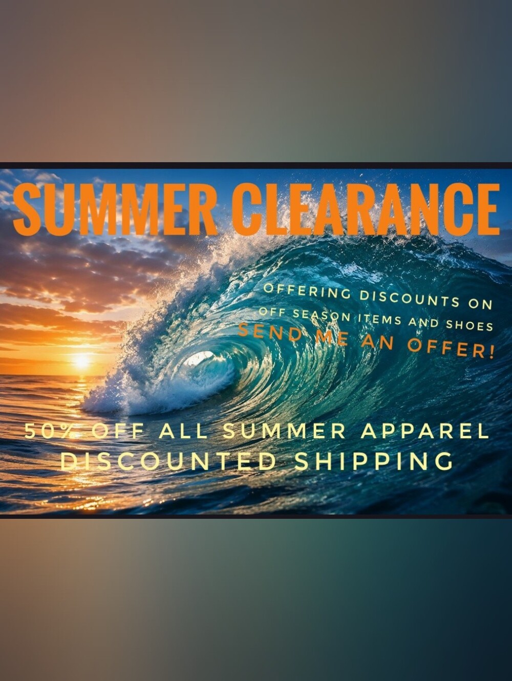 Summer clearance!!